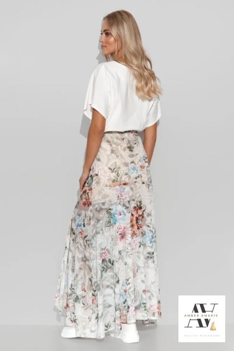 Bluzka damska oversize śmietankowa Bluzka damska oversize śmietankowa
