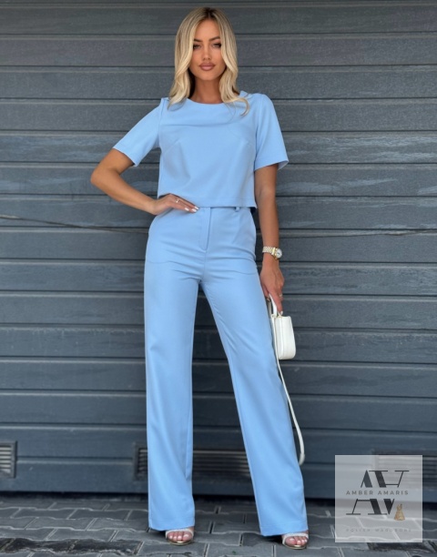 Komplet SIENA – bluzka oversize i spodnie z wysokim stanem Komplet SIENA – bluzka oversize i spodnie z wysokim stanem