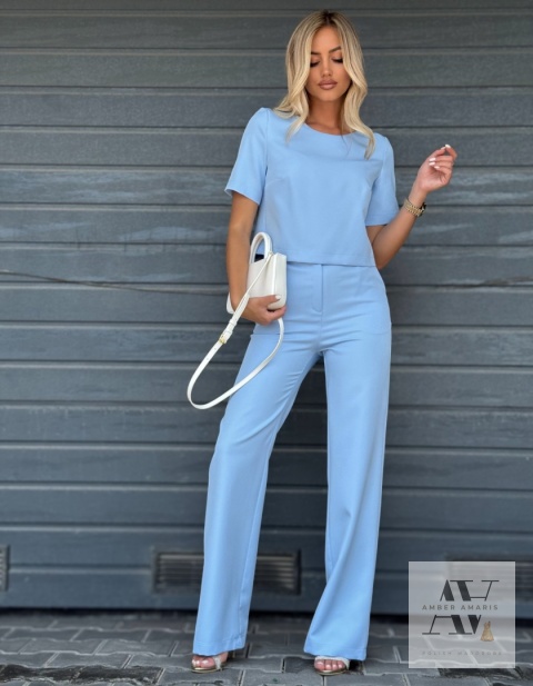 Komplet SIENA – bluzka oversize i spodnie z wysokim stanem Komplet SIENA – bluzka oversize i spodnie z wysokim stanem