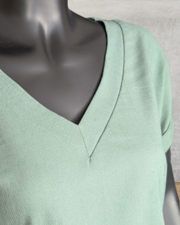 SAVANNA  – Komplet lniany khaki