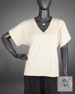 Oversize z klasą – Amelia w odcieniu piaskowym | Idealna do casualowych stylizacji