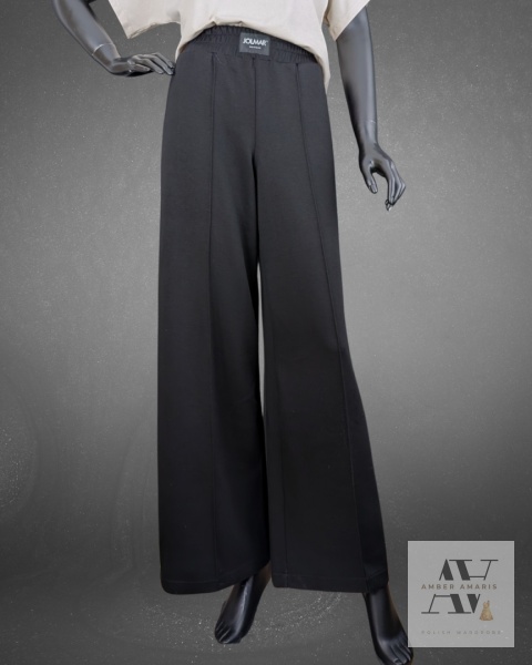 Struktura i styl – spodnie Velora w kant | Czarne, eleganckie i gotowe do biura