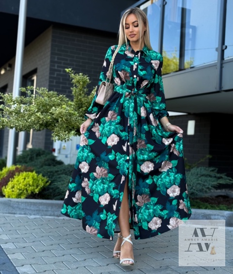 Sukienka ESTELLE w kwiaty – klasyka, która robi wrażenie Sukienka ESTELLE w kwiaty – klasyka, która robi wrażenie