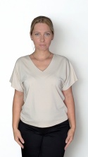 AMELIA – piaskowa bluzka oversize