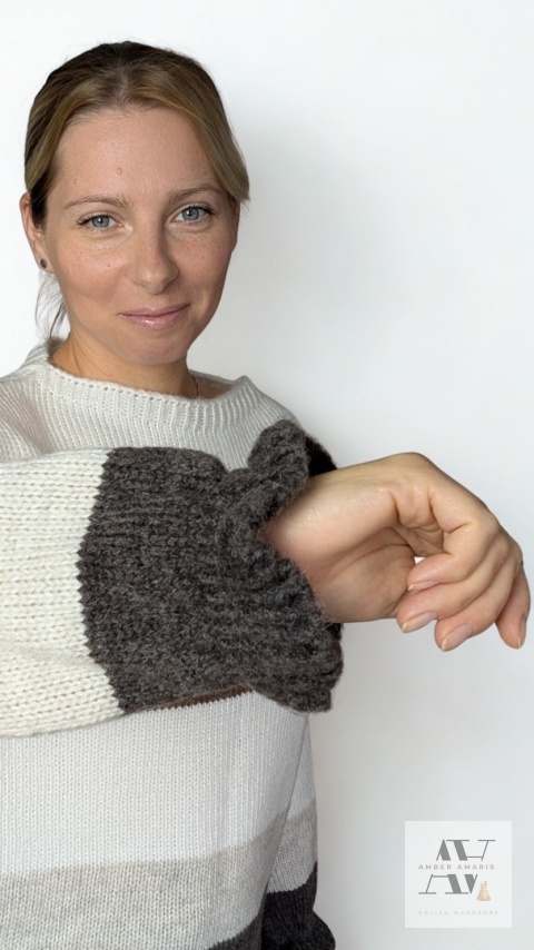 Sweter ARIA latte mood – ciepło, styl i wygoda w jednym