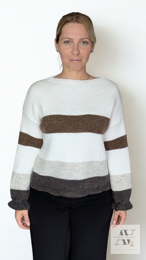 Sweter ARIA latte mood – ciepło, styl i wygoda w jednym