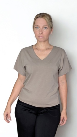 AMELIA – Beżowa bluzka oversize