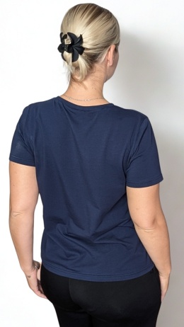 WOMAN — Granatowy T-shirt