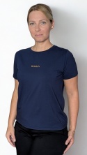 WOMAN — Granatowy T-shirt