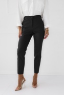 VERA – czarne spodnie cygaretki 7/8 z kantem