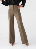 ZESTAW Czarna koszula ELIZA + spodnie LIVIA khaki