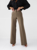ZESTAW Czarna koszula ELIZA + spodnie LIVIA khaki