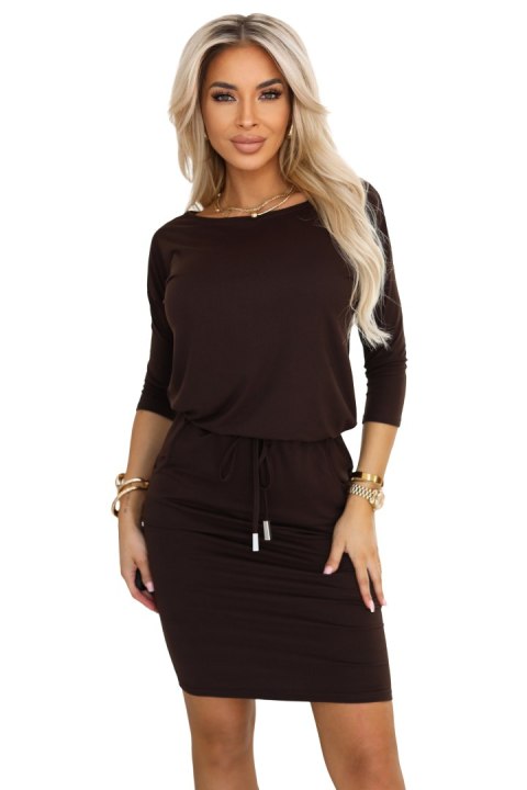 VIVA – sukienka sportowa | czekoladowy brąz