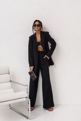 ELENA L/XL czarfny Garnitur damski – marynarka i spodnie