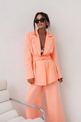 ELENA L/XL pomarańczowy Garnitur damski – marynarka i spodnie
