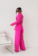 ELENA S/M różowy Garnitur damski – marynarka i spodnie