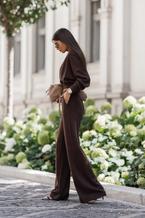 LUMI komplet M/L brąz bawełniany sztruks