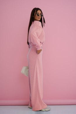 LUMI komplet M/L różowy bawełniany sztruks