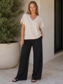AMELIA – piaskowa bluzka oversize